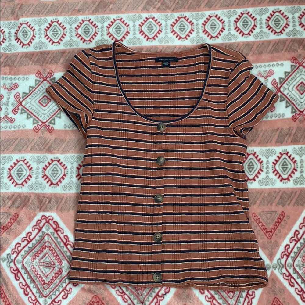 American Eagle Scoop Neck Top